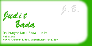 judit bada business card